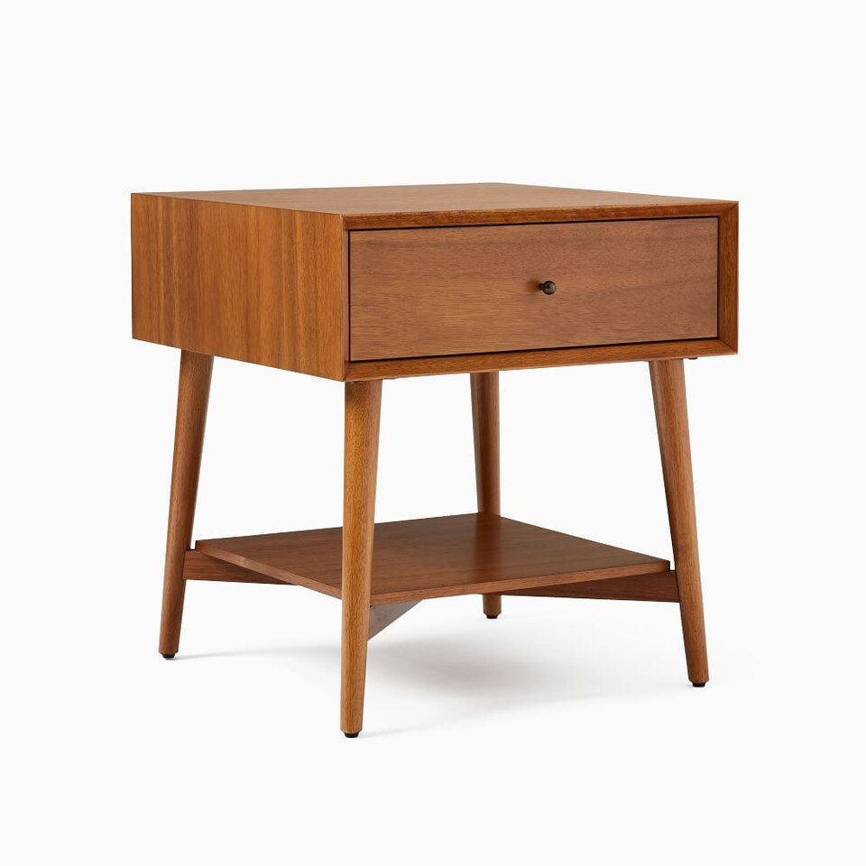 Mid-Century Side Table (55 cm) - West Elm Australia